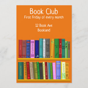 Invitación Sesión del libro del grupo del Bookclub