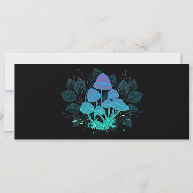 Invitación Setas en Arbustos (Anverso)