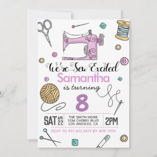 Invitación Sew Emocionado