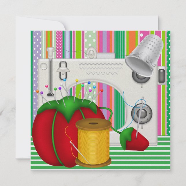 Invitación Sew So Bonito Invite - SRF (Anverso)