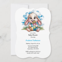 Sewn Patchwork Cute Bunny & Pacifier Baby Shower