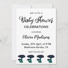 Invitación Sexo de hongos cutáneos Baby Shower neutro