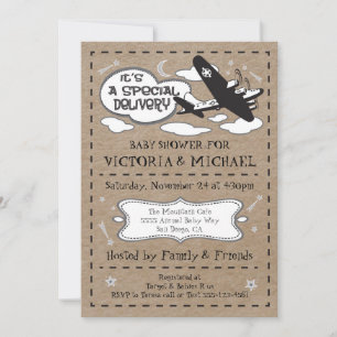Invitación Sexo de parto especial Baby Shower neutral