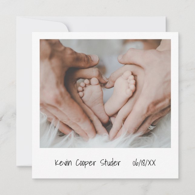 Invitación Sexo fotográfico instantáneo único Sip neutro y ve (Anverso)