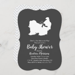 Invitación Sexo neutral de Shih Tzu Baby Shower