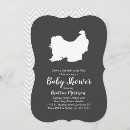 Invitación Sexo neutral de Shih Tzu Baby Shower