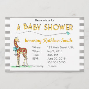 Invitación Sexo neutro de Baby Shower