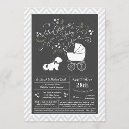 Invitación Sexo neutro de Baby Shower en maltés