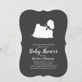 Invitación Sexo neutro de Baby Shower en maltés