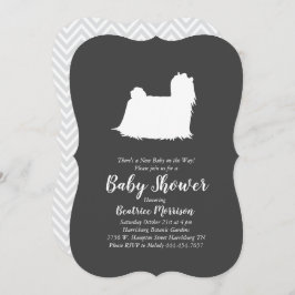 Invitación Sexo neutro de Baby Shower en maltés