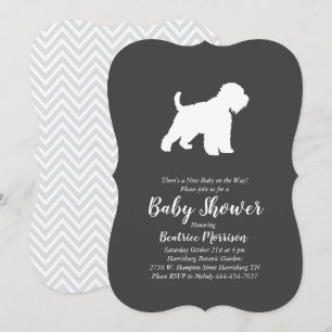 Invitación Sexo neutro de Baby Shower para perro de paso de r