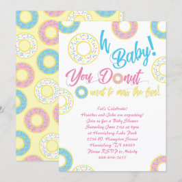 Invitación Sexo neutro de la salpicadura de Baby Shower
