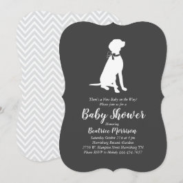 Invitación Sexo neutro de Vizsla Dog Baby Shower