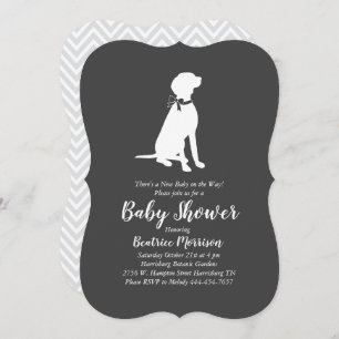 Invitación Sexo neutro de Vizsla Dog Baby Shower