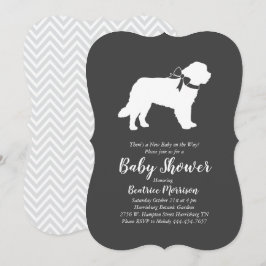 Invitación Sexo neutro en Baby Shower para perros de San Bern