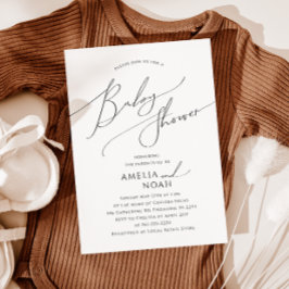 Invitación Sexo singularísimo Parejas Neutrales Baby Shower