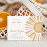 Invitación Sexo Sunshine Neutral Boho Sun Baby Shower<br><div class="desc">Sunshine Gender Neutral Boho Sun Baby Shower Invitation es una invitación a la ducha neutra de género que incluye un sol acuarela en boho, estilo minimalista y es perfecta para duchas de bebé neutrales de género, duchas de bebé boho, duchas de bebé brillantes de sol, tú eres mi sol, mi...</div>