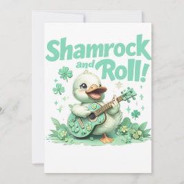 Invitación "Shamrock and Roll" Fiesta de San Patricio