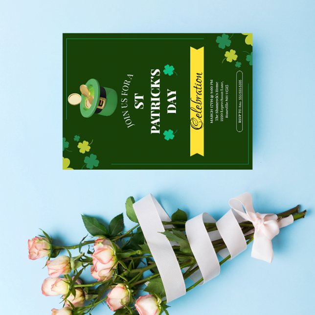 Invitación "Shamrock & Shenanigans: Día de San Patricio (Subido por el creador)