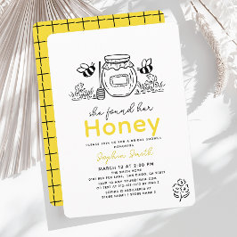 Invitación She found her Honey Hand-drawn Bridal Shower