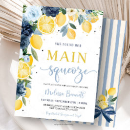 Invitación She Found Her Main Squeeze Lemon Bridal Shower 
