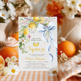 Invitación She Found Her Main Squeeze Lemon Bridal Shower