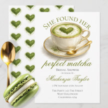 She Found Her Perfect Matcha Bridal Shower