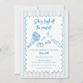 Invitación She’s Fresh Off the Market Bridal Shower 