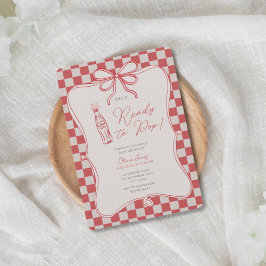 Invitación She’s ready to pop baby shower