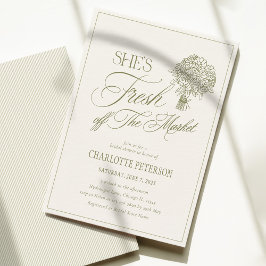 Invitación She's Fresh Off the Market Bridal Shower