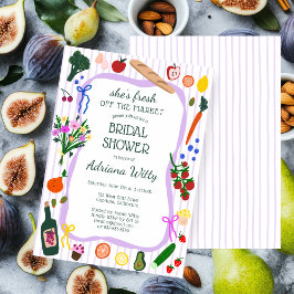 Invitación She's Fresh OFF THE MARKET Custom Bridal Shower