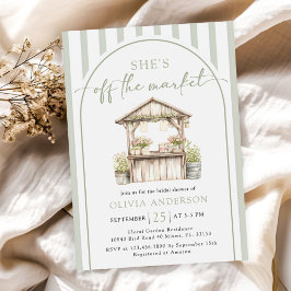 Invitación She's Fresh Off the Market Floral Bridal Shower