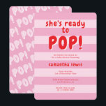 Invitación She's Ready to Pop Baby Shower<br><div class="desc">She's Ready to Pop Baby Shower Invitation</div>