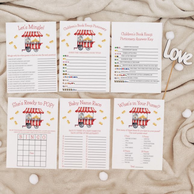 Invitación She's Ready to POP!  Baby Shower Game  (Subido por el creador)