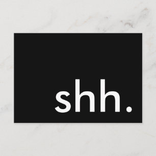 Invitación shh. ¡es un fiesta de sorpresa!