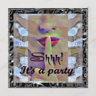 Invitación ¡Shh! Es un fiesta invita