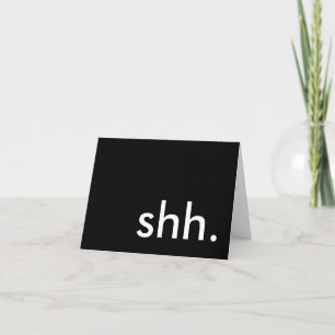 Invitación shh. ¡Es un fiesta sorpresa!