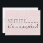 Invitación Shhh... Es una fiesta sorpresa de 30 años<br><div class="desc">Gracias por visitar mis galerías. Aprecio tu negocio. Póngase en contacto conmigo si necesita ayuda con una plantilla.</div>