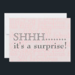 Invitación Shhh... Es una fiesta sorpresa de 30 años<br><div class="desc">Gracias por visitar mis galerías. Aprecio tu negocio. Póngase en contacto conmigo si necesita ayuda con una plantilla.</div>