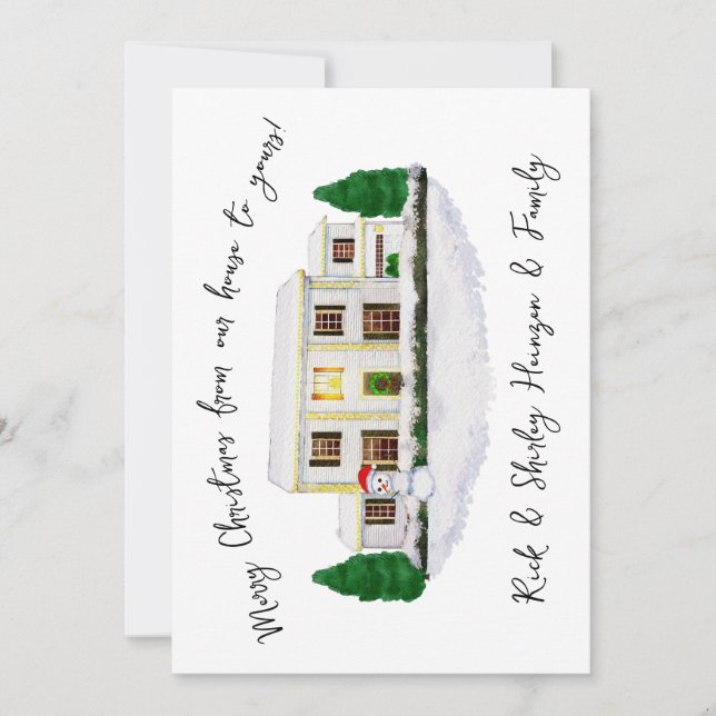 Invitación Shirley flat card (Anverso)