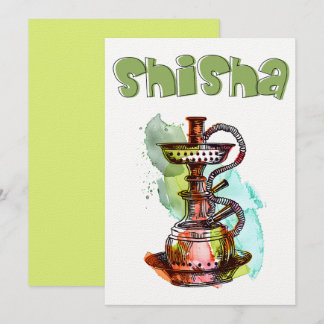 Invitación Shisha Hookah Arguileh・・・・・・・・・・・・・・・・.
