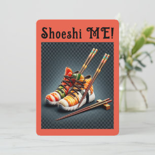 Invitación Shoeshi ME - Esneaker único de sushi