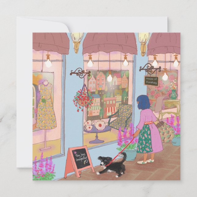 Invitación Shopping Day in LALATOWN (Anverso)