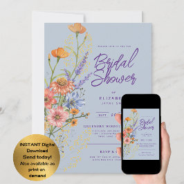 Invitación Show de verano de primavera floral de LeahG Boho