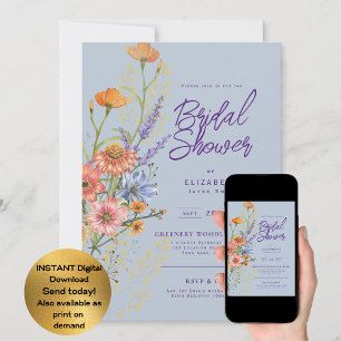 Invitación Show de verano de primavera floral de LeahG Boho