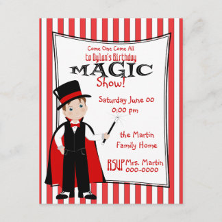 Invitación Show mágico