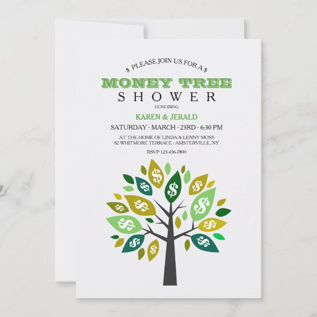 Invitación Shower (Anverso)
