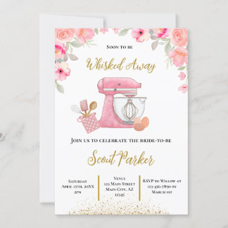 Invitación Shower Bridal Rosa