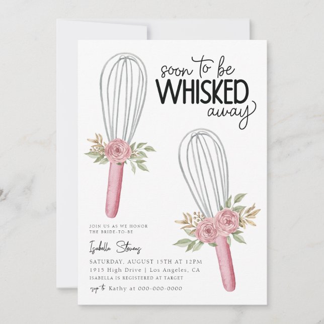 Invitación Shower Bridal Shower (Anverso)