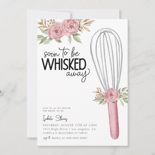 Invitación Shower Bridal Shower (Anverso)